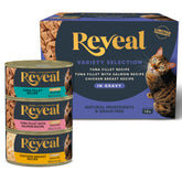 Reveal: lata de comida húmeda para gatos con ingredientes limitados, sabor natural.