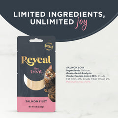 Reveal proteína real, premio sabroso para gatos exigentes