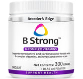 Breeder’s Edge B Strong polvo para perros y gatos, apoyo energético diario.
