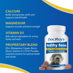 Doc Roy: sabor res e hígado en tabletas masticables para perros y gatos