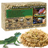 Riare musgo sphagnum premium, textura suave para sustrato.