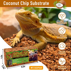 Riare sustrato coco chip expansion con agua para uso rápido