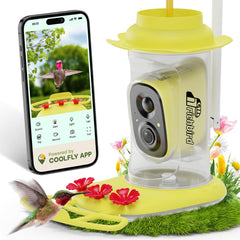 RichBird alimentador colibri camara vision amplia para observacion detallada.