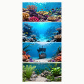 Ricomboo fondo de acuario con coral para mayor profundidad visual.