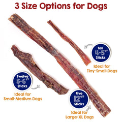 Riley's palitos sin cuero, opción natural para perros grandes.