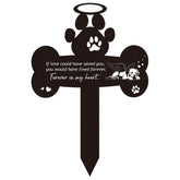 Rngmsi lapida perro-pata-angel para recordar a tu mascota en el jardín.