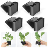 Roetelo: taza para planta acuática con 3 huecos, ideal para cultivar plantas sin desbordes.