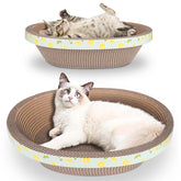 ROMOHOM cama gato grande 19.5 pulgadas; descanso cómodo para felinos grandes.