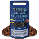 RON'S CICHLIDS pellets-hundiendo favorecen la alimentación controlada.