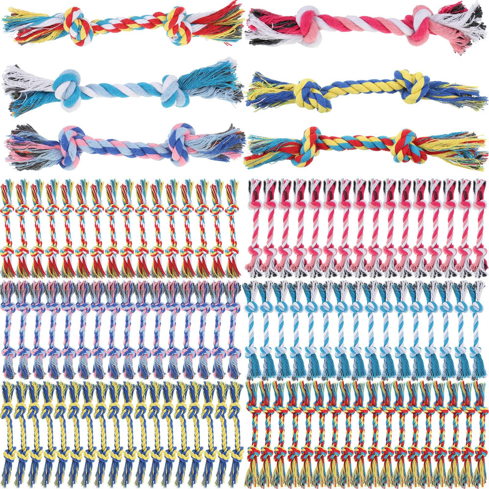 RoundFunny juguete cuerda multicolor para perros, ideal para juego diario