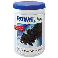 Rowaphos aplicación para mantenimiento de agua limpia en acuarios marinos.