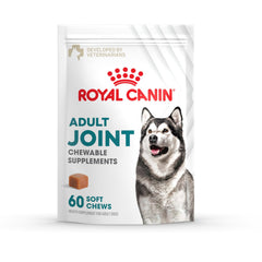 ROYAL CANIN Articulación: empaque frontal que destaca el suplemento para movilidad de perros adultos.