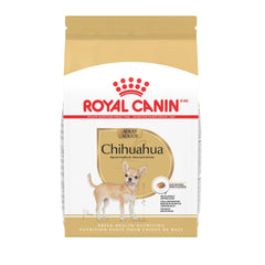Royal Canin Chihuahua Adulto en bolsa de 2,5 lb, nutrición específica para razas pequeñas.