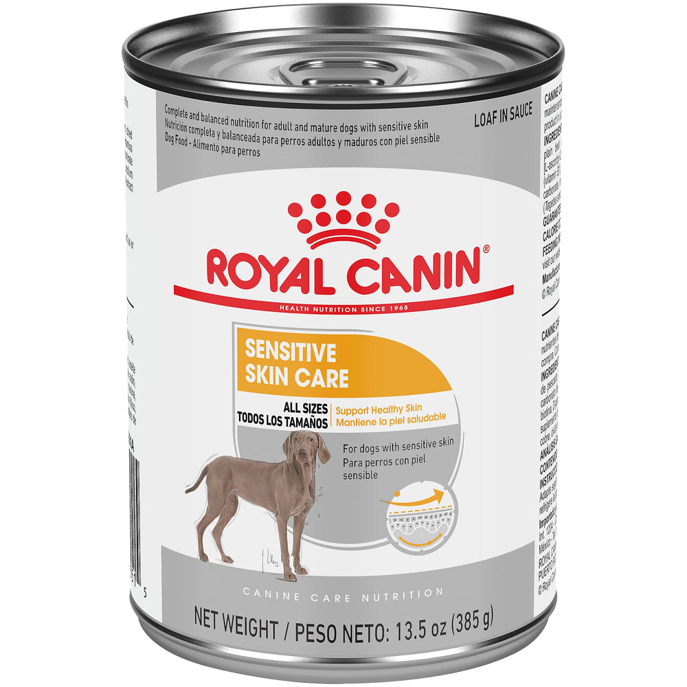 Royal Canin Cuidado Piel Sensible: alimento húmedo en lata para perros.
