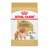 Royal Canin Pomerania Adult seco, empaque práctico para almacenamiento diario.