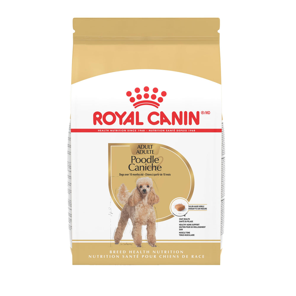 Royal Canin Poodle adulto croqueta crujiente facilita la mordida y masticación