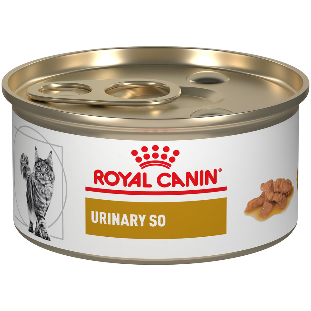 Royal Canin Urinary SO, trozos en salsa en pack 24 para apoyar la salud urinaria.