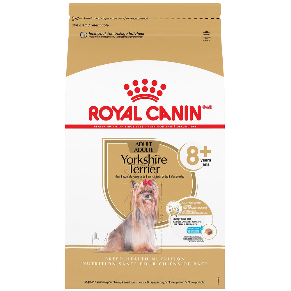 Royal Canin Yorkshire Terrier 8+ croquetas diminutas para mandíbula pequeña y masticación cómoda