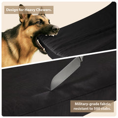 RRPETHOME cama para perro indestructible, dentro de jaula para entrenamiento y descanso limpio.
