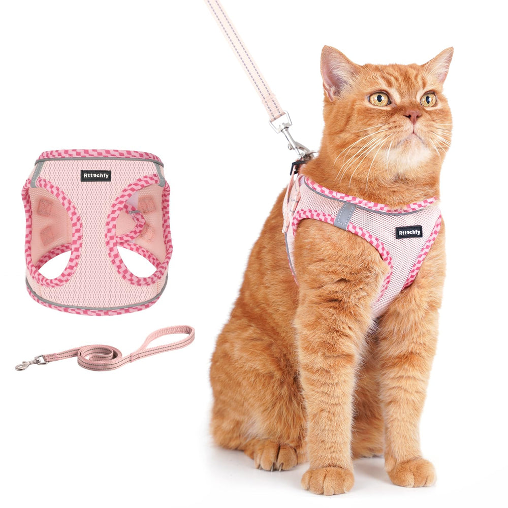 Arnés Rttochfy anti-escape para gatos, paseos seguros.