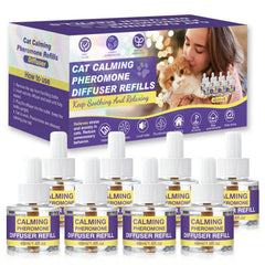 Recargas RUAKPL para gatos, set de 8, 48 ml para tranquilidad diaria.