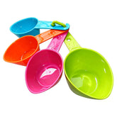 Rypet conjunto de cucharas medidoras para porciones de comida de mascotas, cuatro tamaños.