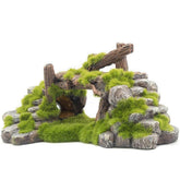 S-Lifeeling piedra musgo-tanque, añade refugio natural para peces y camarones.