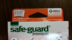 Empaque Safe-Guard Canine con tratamiento de 3 días para cachorros.