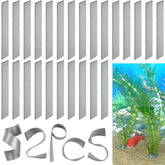 SANJHFF pesos plantas acuario: paquete completo para fijar plantas vivas y evitar flotación.