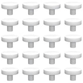 Saricho base frag coral blanca: base redonda para fijar fragmentos de coral de forma estable.