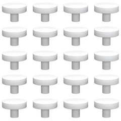 Saricho base frag coral blanca: base redonda para fijar fragmentos de coral de forma estable.