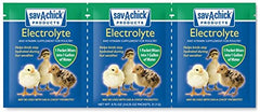 Sav-A-Chick empaque-conjunto con tres paquetes, conveniente para usar en días de calor o estrés.