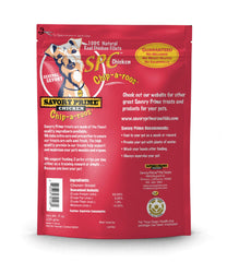Trozos de pollo de Savory Prime Chip-A-Roos, fuente de proteína para entrenamientos.
