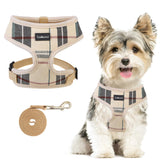 SCENEREAL arnés para perro pequeño de malla suave, cómodo para paseos diarios.