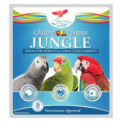 Scenic Mix Jungle pellets: alta proteína para aves grandes, impulsando energía.
