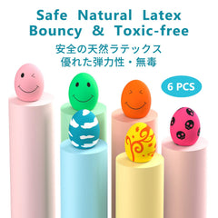 SCHITEC Juguete de látex natural sin relleno para morder con seguridad.