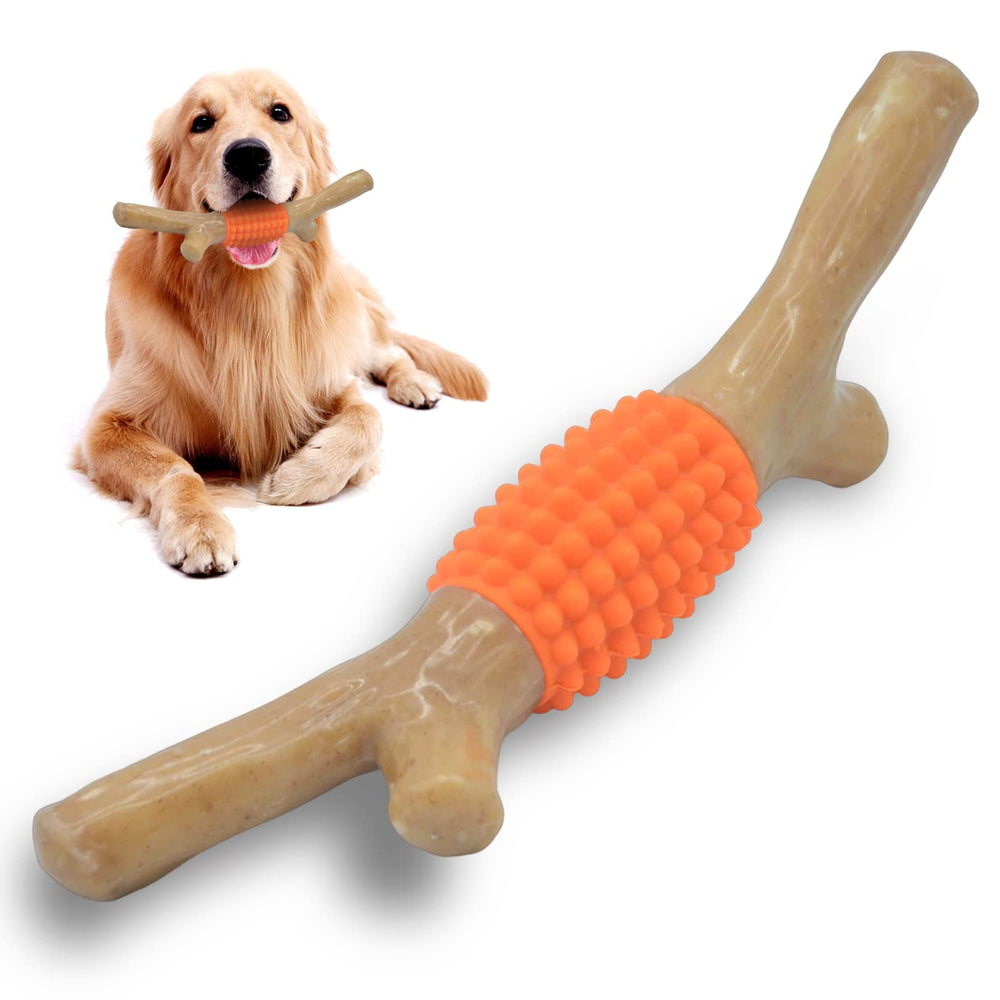 Schitec mordedor de nylon duro para perros grandes, resistencia y duración en masticación.