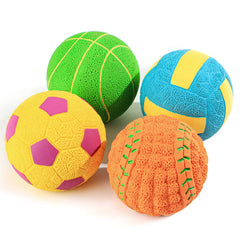 SCHITEC pelotas mini con chirrido para perros pequeños, ideal para juego diario.