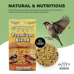 Scott Pet Mezcla natural para aves silvestres en jardines