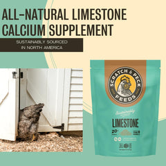Scratch and Peck Opción de consumo libre de calcio: aves toman calcio cuando lo necesitan.