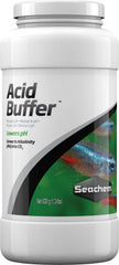 Seachem Acid Buffer 600 g en envase transparente para acuarios plantados.