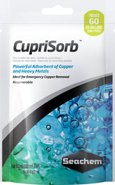 CupriSorb de Seachem en envase de 100 ml para control rápido de cobre en acuarios.
