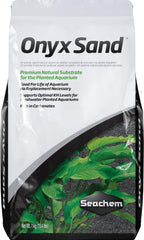 Seachem Onyx Sand, sustrato poroso fracturado para acuarios plantados, mejora estabilidad del sustrato