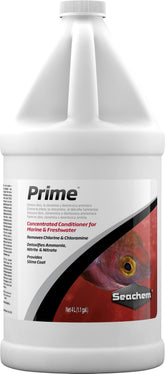 Seachem Prime: vertido de botella para agua lista para acuario.