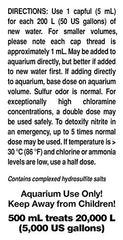 Seachem Prime etiqueta frontal, información clara del producto