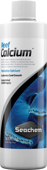 Seachem Reef Calcium, botella-vertido: mantiene calcio en el acuario marino