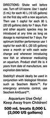 Seachem Stability mezcla bacterias beneficiosas para descomponer desechos.