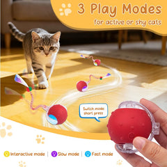 Sentoo Pelota Gato Interactiva emite sonidos de pájaros para estimular la caza