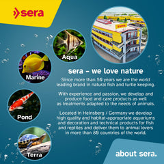 Sera Vipan Tropical Flakes copos flotantes, alimento de superficie que facilita una digestión suave.