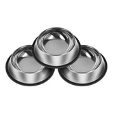 Serentive tazones para perro en acero inoxidable 20 oz, duraderos para comidas diarias
